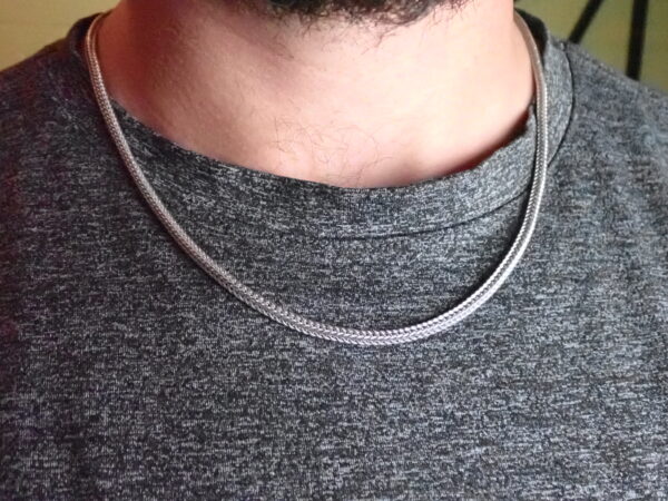 Foxtail Chain 20 Inches 925 Sterling silver