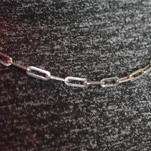 Paperclip Chain 20 inch 925 Sterling silver for men