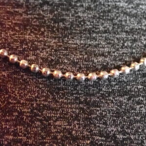 Bead Chain Diamond Cut 20 inch 925 Sterling silver